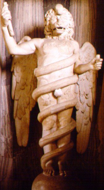 The Mithraic symbol of the Leontocephaline is magical life.